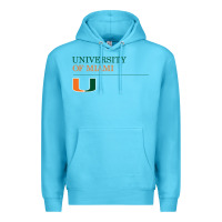 Ocean Blue The university of miami Premium Hoodie - linhVisuals