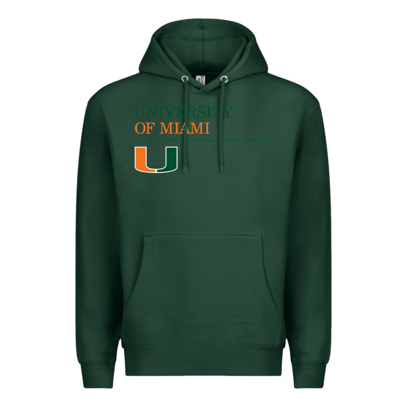 The University Of Miami Premium Hoodie by linhVisuals | Teevron