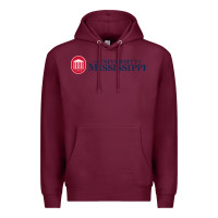 Burgundy The university of mississippi Premium Hoodie - linhVisuals