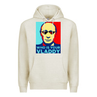 Oatmeal Heather who is your vladdy Premium Hoodie - linhVisuals