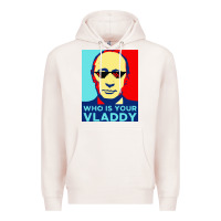 Pale Pink who is your vladdy Premium Hoodie - linhVisuals