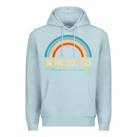 Blue Mist genesis 913 god's promise faithfully rainbow bible verse t shirt Premium Hoodie - linhVisuals