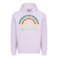 Lilac genesis 913 god's promise faithfully rainbow bible verse t shirt Premium Hoodie - linhVisuals