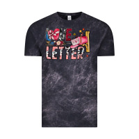 Cloud Black Love Letter Vintage Tee - SublimationCraftShop
