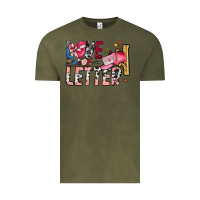 Vintage Olive Love Letter Vintage Tee - SublimationCraftShop