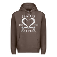 Coffee plato retreat club vintage retro nyc t shirt Premium Hoodie - linhVisuals