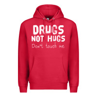 Cardinal drugs not hugs Premium Hoodie - linhVisuals