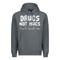 Rock drugs not hugs Premium Hoodie - linhVisuals
