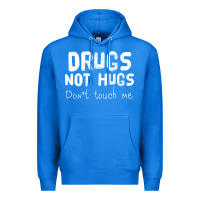 True Royal drugs not hugs Premium Hoodie - linhVisuals