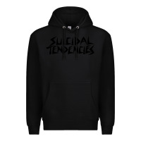 Black suicidal tendencies Premium Hoodie - linhVisuals