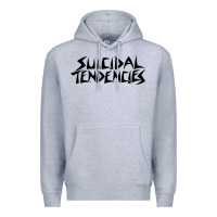 Heather Grey suicidal tendencies Premium Hoodie - linhVisuals