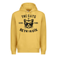 Antique Gold cats of downtown reykjavik t shirt Premium Hoodie - linhVisuals