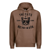 Chestnut cats of downtown reykjavik t shirt Premium Hoodie - linhVisuals