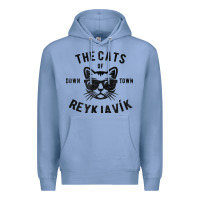 Colony Blue cats of downtown reykjavik t shirt Premium Hoodie - linhVisuals