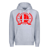 Heather Grey super smash bros smash club Premium Hoodie - linhVisuals
