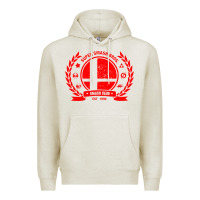 Oatmeal Heather super smash bros smash club Premium Hoodie - linhVisuals