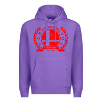 Purple super smash bros smash club Premium Hoodie - linhVisuals