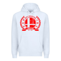 White super smash bros smash club Premium Hoodie - linhVisuals
