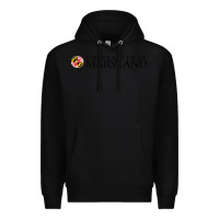 Black University of Maryland, College Park, Premium Hoodie - linhVisuals
