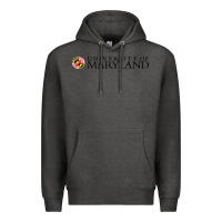 Charcoal Heather University of Maryland, College Park, Premium Hoodie - linhVisuals