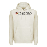 Oatmeal Heather University of Maryland, College Park, Premium Hoodie - linhVisuals