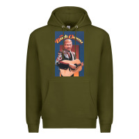 Army Green the buck owens collection Premium Hoodie - linhVisuals