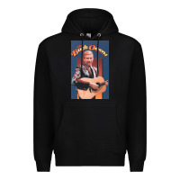 Black the buck owens collection Premium Hoodie - linhVisuals