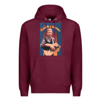 Burgundy the buck owens collection Premium Hoodie - linhVisuals
