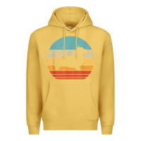 Antique Gold corgi retro vintage 60s 70s sunset dog lovers men women t shirt Premium Hoodie - linhVisuals