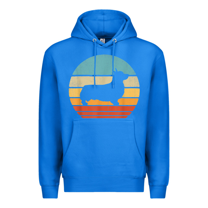 Corgi Retro Vintage 60s 70s Sunset Dog Lovers Men Women T Shirt Premium Hoodie by linhVisuals | Teevron