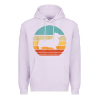 Lilac corgi retro vintage 60s 70s sunset dog lovers men women t shirt Premium Hoodie - linhVisuals
