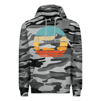 Slate Camo corgi retro vintage 60s 70s sunset dog lovers men women t shirt Premium Hoodie - linhVisuals