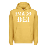Antique Gold imago dei image of god christian t shirt reformed jesus Premium Hoodie - linhVisuals