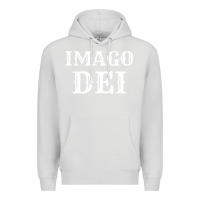 Dove Grey imago dei image of god christian t shirt reformed jesus Premium Hoodie - linhVisuals
