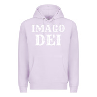 Lilac imago dei image of god christian t shirt reformed jesus Premium Hoodie - linhVisuals