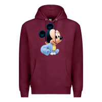 Burgundy baby micke  mouse Premium Hoodie - linhVisuals