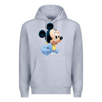 Heather Grey baby micke  mouse Premium Hoodie - linhVisuals