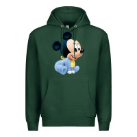 Sports Green baby micke  mouse Premium Hoodie - linhVisuals