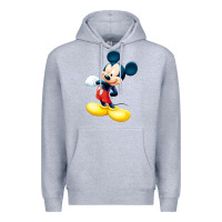 Heather Grey micke mouse Premium Hoodie - linhVisuals