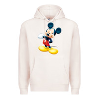 Pale Pink micke mouse Premium Hoodie - linhVisuals