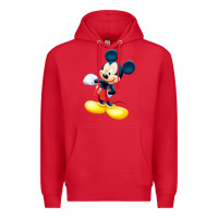 Red micke mouse Premium Hoodie - linhVisuals