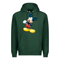 Sports Green micke mouse Premium Hoodie - linhVisuals
