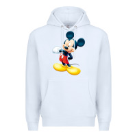 White micke mouse Premium Hoodie - linhVisuals