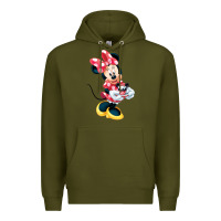 Army Green minni mouse Premium Hoodie - linhVisuals