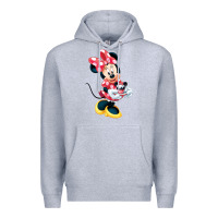Heather Grey minni mouse Premium Hoodie - linhVisuals