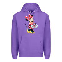 Purple minni mouse Premium Hoodie - linhVisuals