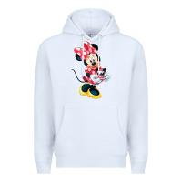White minni mouse Premium Hoodie - linhVisuals
