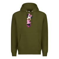 Army Green minni mouse Premium Hoodie - linhVisuals