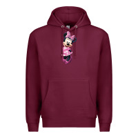 Burgundy minni mouse Premium Hoodie - linhVisuals