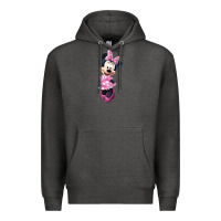 Charcoal Heather minni mouse Premium Hoodie - linhVisuals